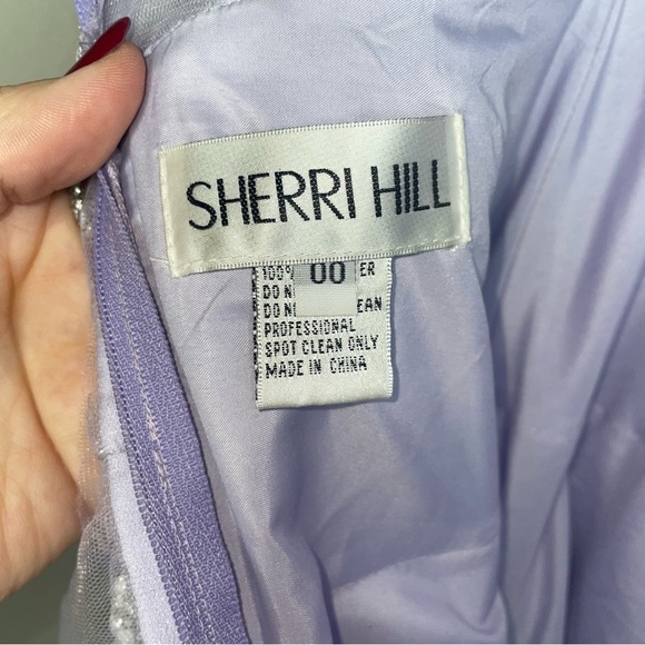 SHERRI HILL Dress 55824 Lilac 00 - Picture 10 of 16